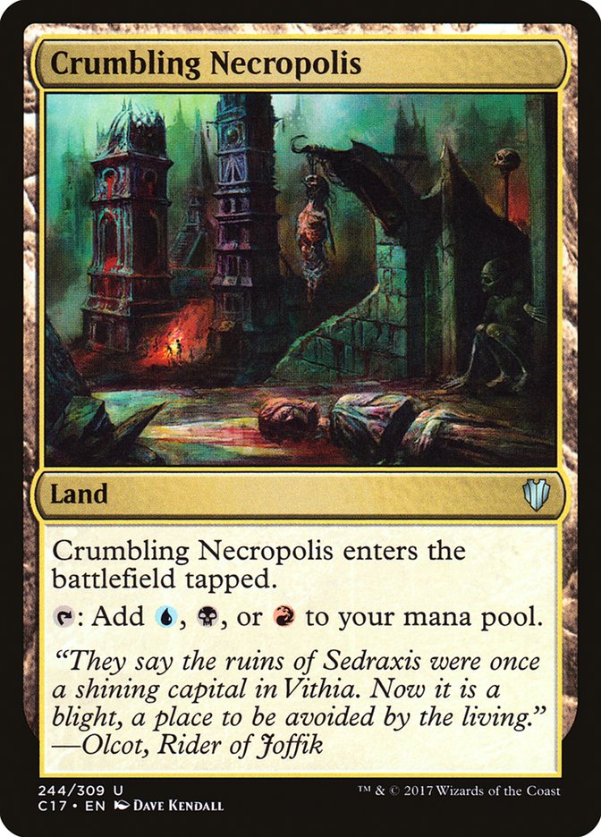 Crumbling Necropolis (244) [Commander 2017] | Odin's Place