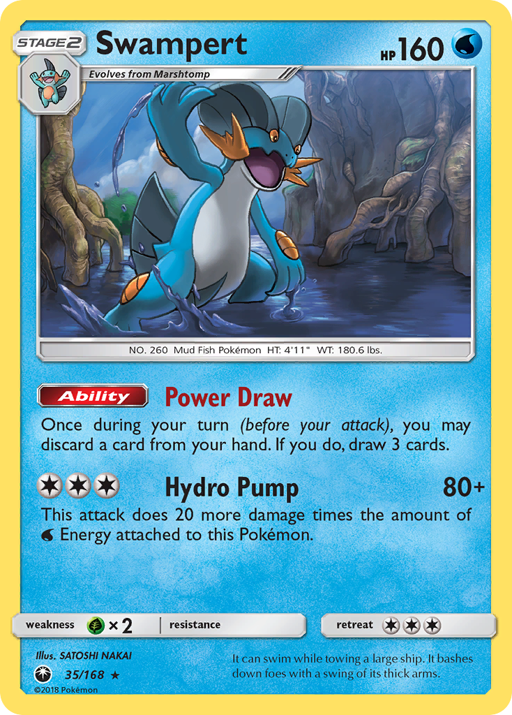Swampert (35/168) [Sun & Moon: Celestial Storm] | Odin's Place