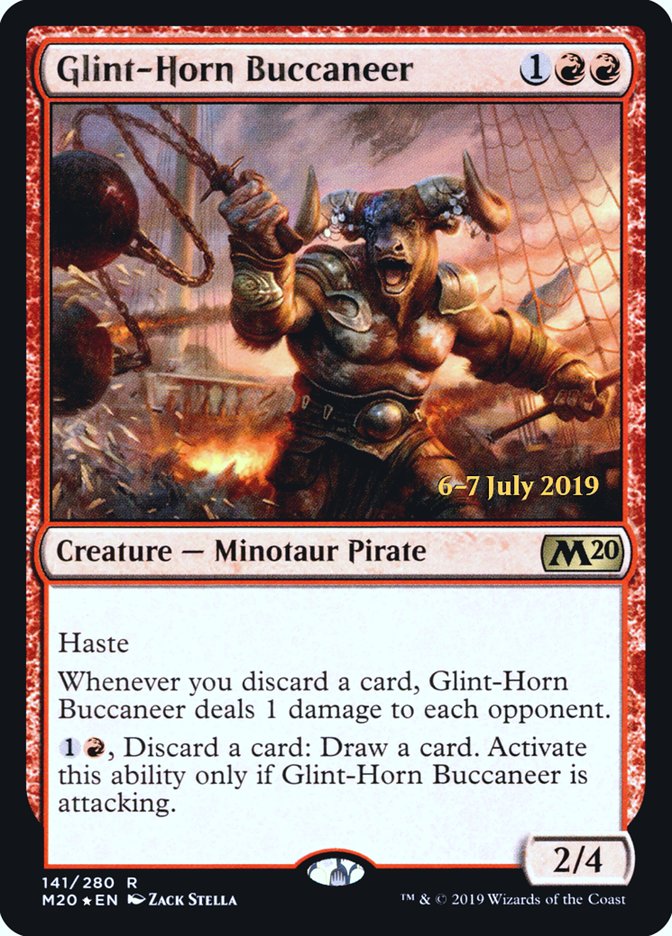 Glint-Horn Buccaneer [Core Set 2020 Prerelease Promos] | Odin's Place