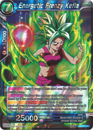 Energetic Frenzy Kefla (DB2-039) [Divine Multiverse] | Odin's Place