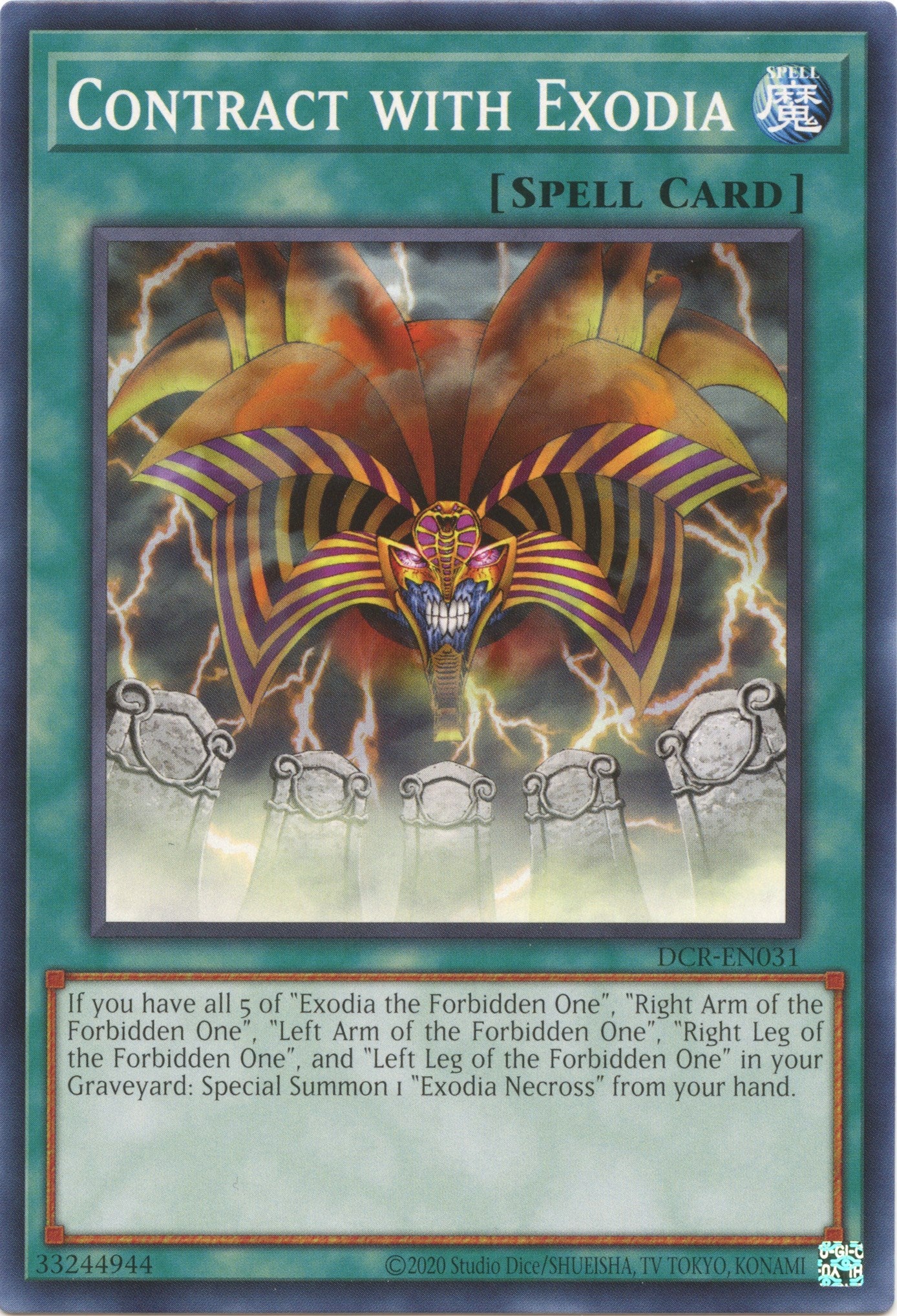 Contract with Exodia (25th Anniversary) [DCR-EN031] Common | Odin's Place