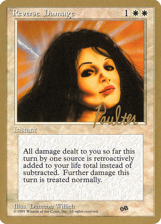 Reverse Damage (Preston Poulter) (SB) [Pro Tour Collector Set] | Odin's Place