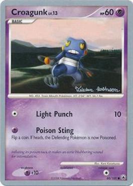 Croagunk LV.13 (60/100) (Intimidation - Tristan Robinson) [World Championships 2008] | Odin's Place