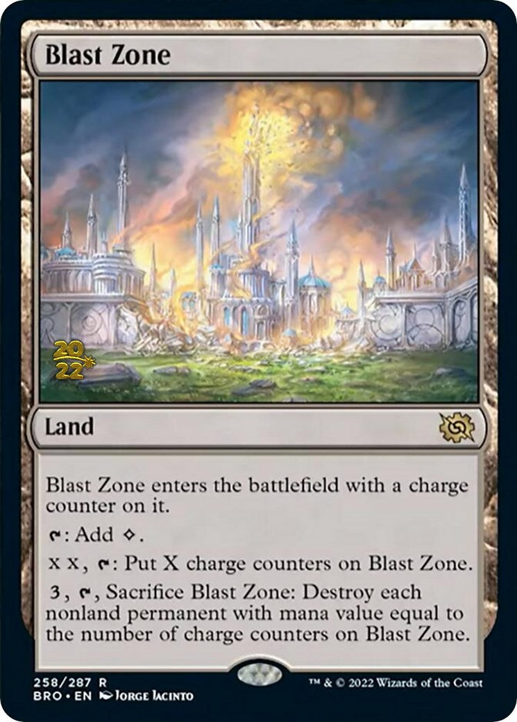 Blast Zone (258) [The Brothers' War Prerelease Promos] | Odin's Place