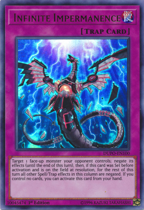 Infinite Impermanence [DUPO-EN100] Ultra Rare | Odin's Place