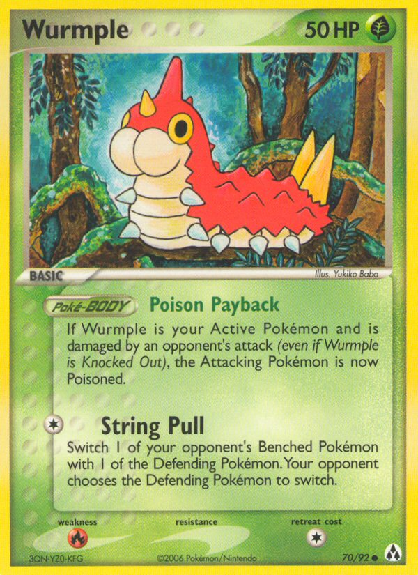 Wurmple (70/92) [EX: Legend Maker] | Odin's Place