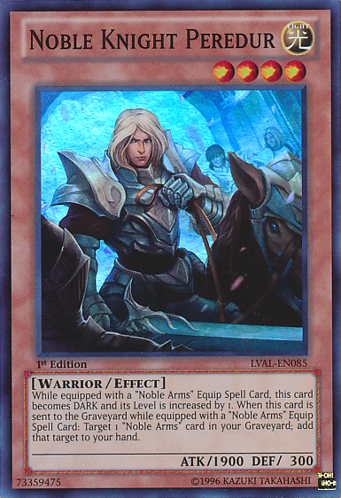 Noble Knight Peredur [LVAL-EN085] Super Rare | Odin's Place