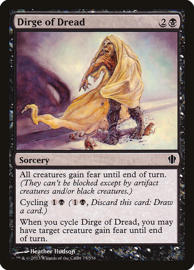 Dirge of Dread (73) [Commander 2013] | Odin's Place