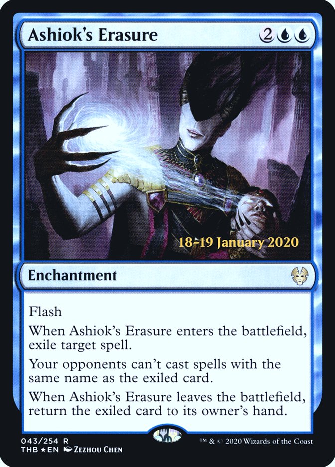 Ashiok's Erasure [Theros Beyond Death Prerelease Promos] | Odin's Place