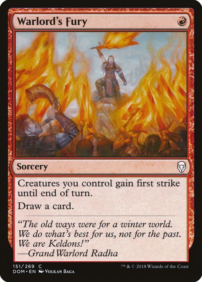 Warlord's Fury (151) [Dominaria] | Odin's Place