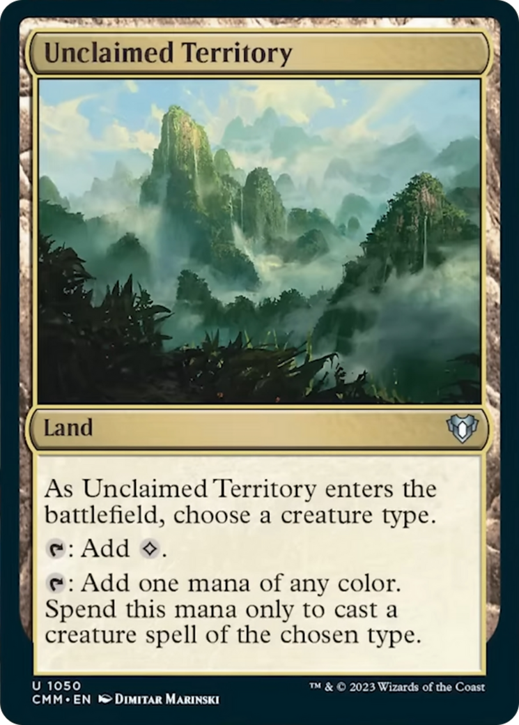 Unclaimed Territory [Commander Masters] | Odin's Place