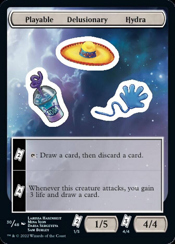 Playable Delusionary Hydra [Unfinity Stickers] | Odin's Place