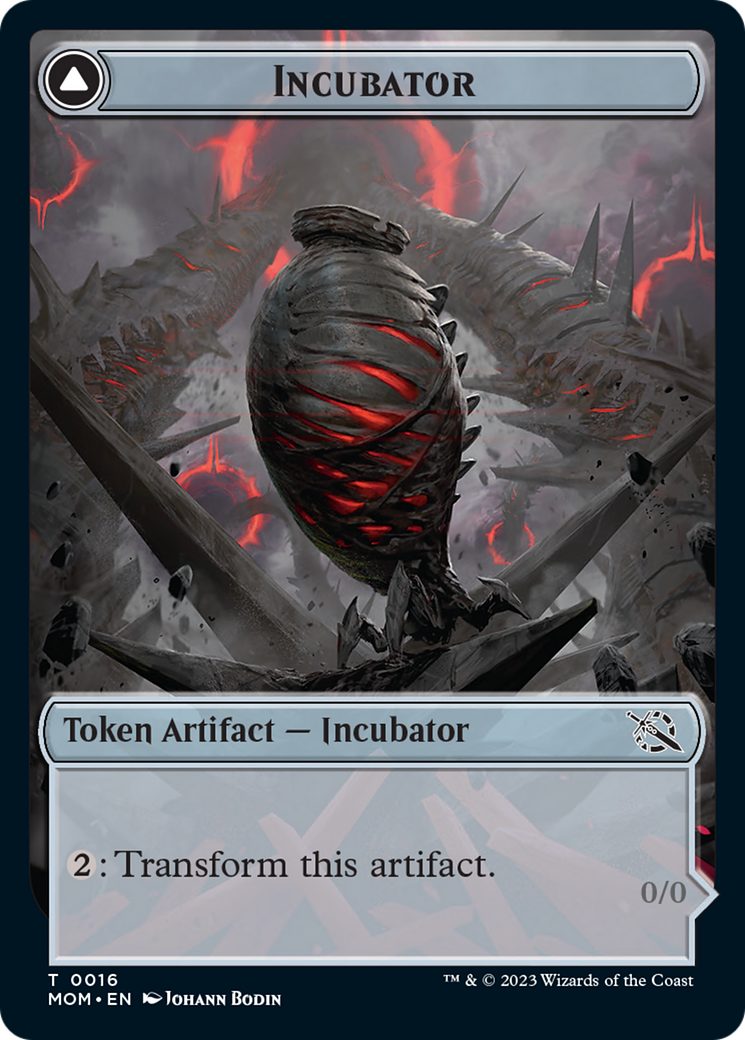 Incubator // Phyrexian (16) Double-Sided Token [March of the Machine Tokens] | Odin's Place