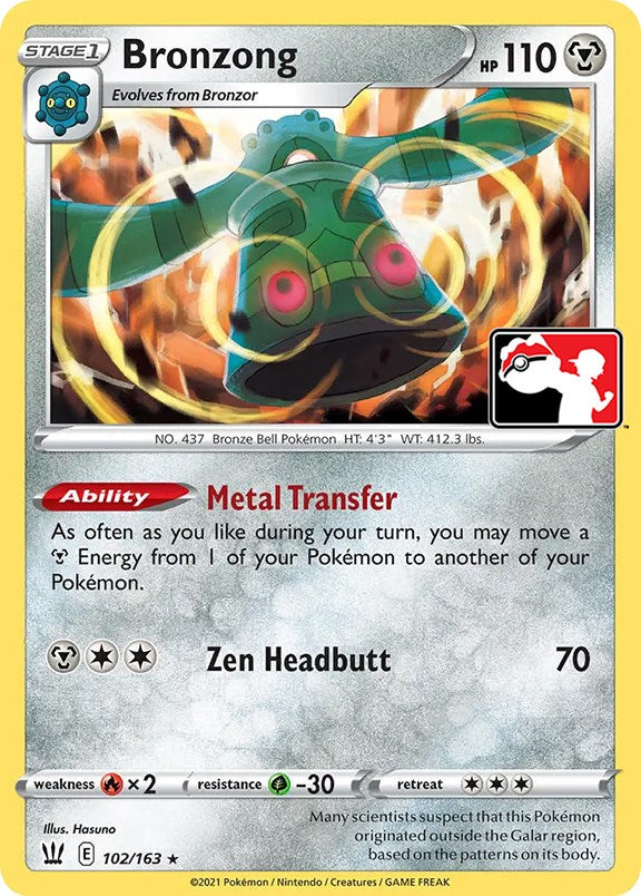 Bronzong (102/163) [Prize Pack Series One] | Odin's Place