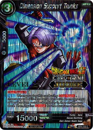 Dimension Support Trunks (Level 2) (BT4-102) [Judge Promotion Cards] | Odin's Place