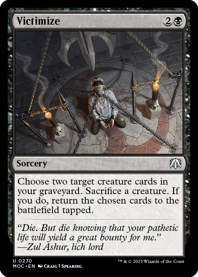Victimize [March of the Machine Commander] | Odin's Place