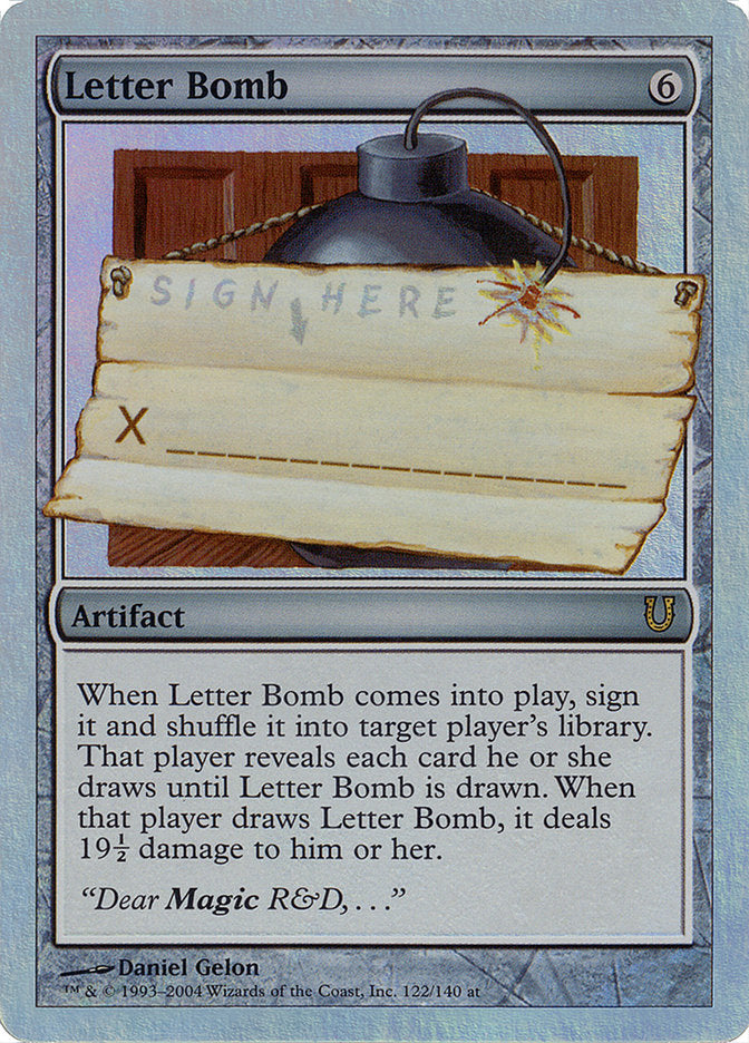 Letter Bomb (Alternate Foil) [Unhinged] | Odin's Place