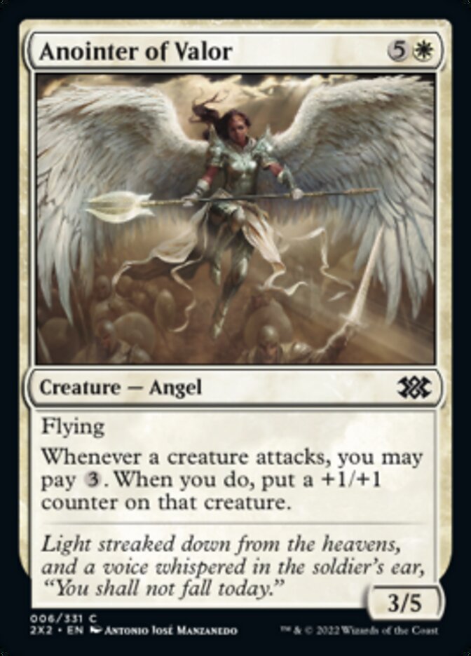 Anointer of Valor [Double Masters 2022] | Odin's Place