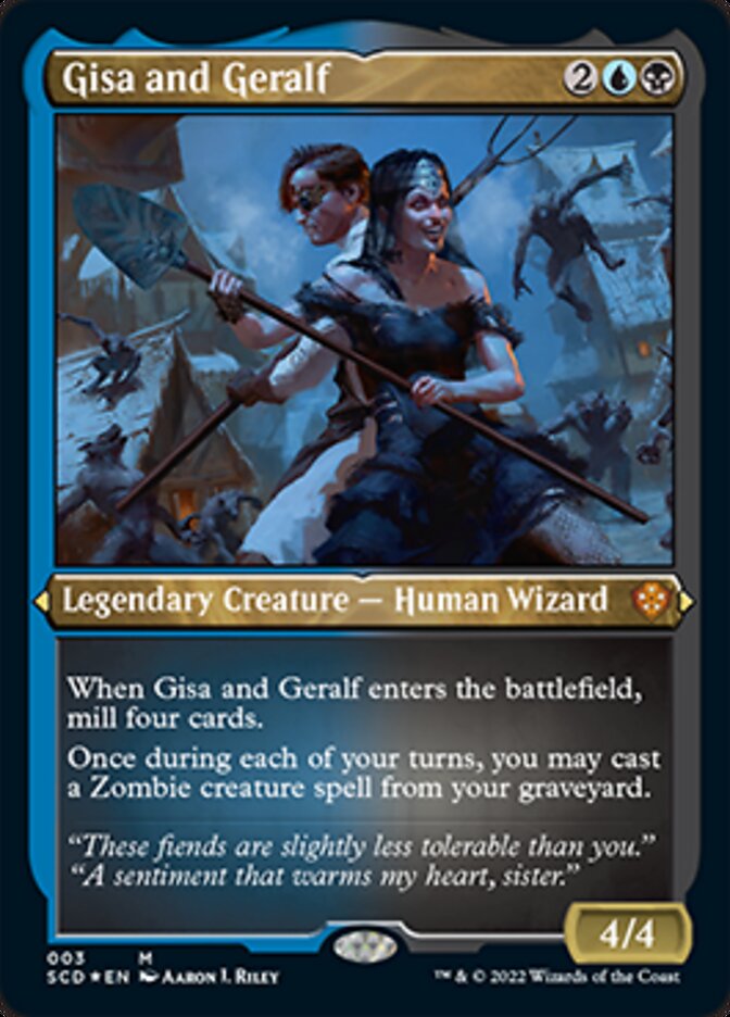 Gisa and Geralf (Foil Etched) [Starter Commander Decks] | Odin's Place