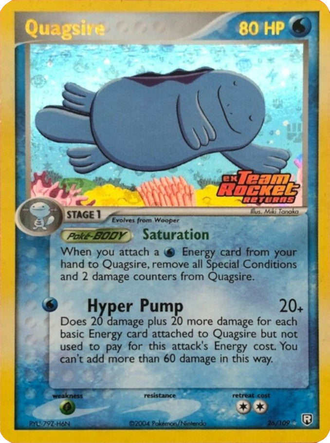 Quagsire (26/109) (Stamped) [EX: Team Rocket Returns] | Odin's Place