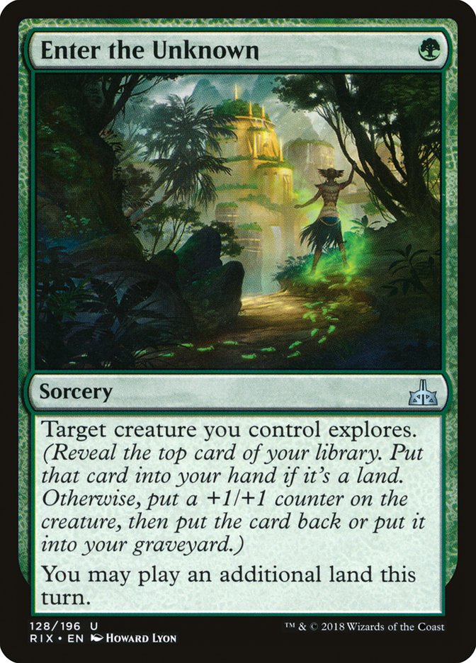Enter the Unknown (128) [Rivals of Ixalan] | Odin's Place