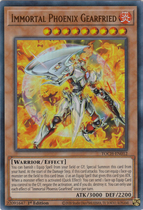 Immortal Phoenix Gearfried [TOCH-EN012] Ultra Rare | Odin's Place