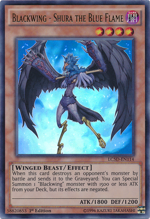 Blackwing - Shura the Blue Flame [LC5D-EN114] Ultra Rare | Odin's Place