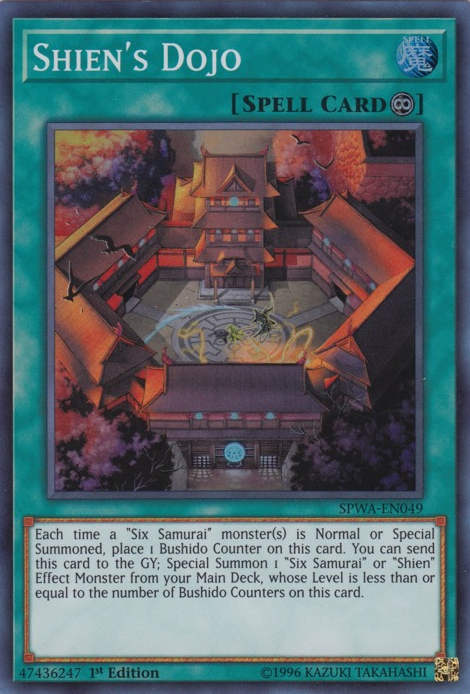 Shien's Dojo [SPWA-EN049] Super Rare | Odin's Place