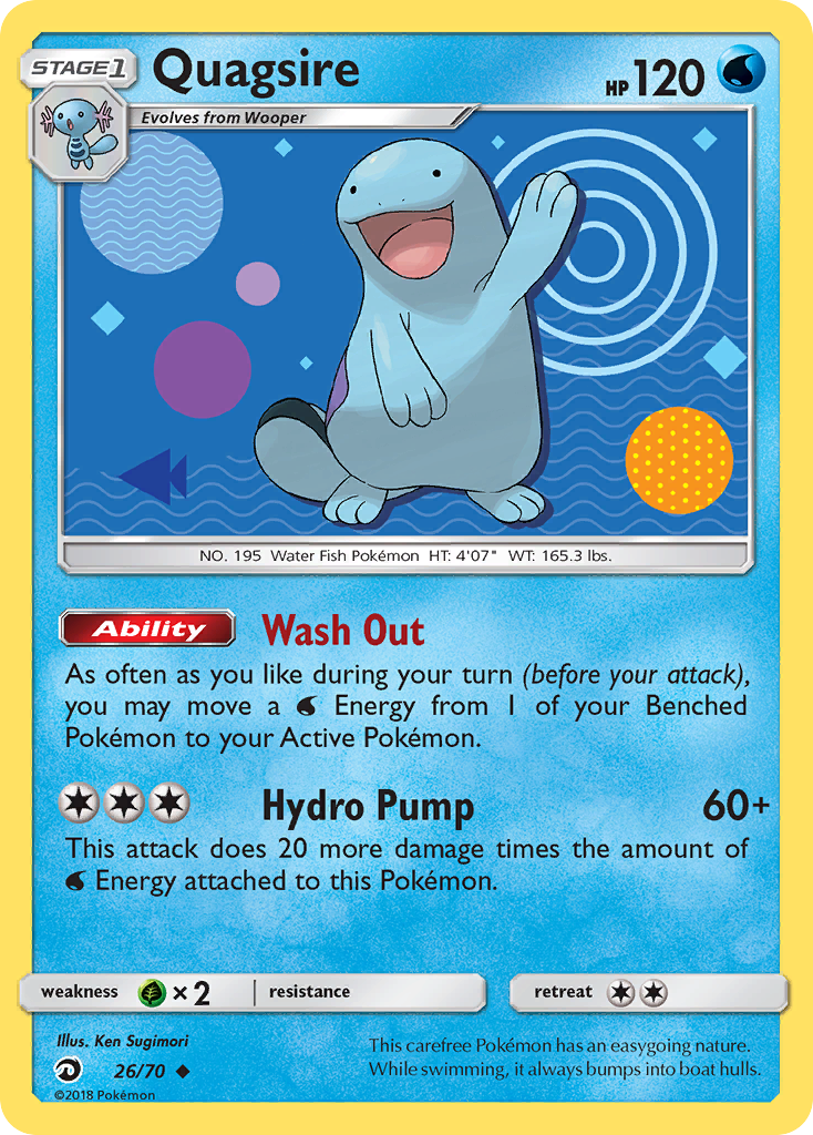 Quagsire (26/70) [Sun & Moon: Dragon Majesty] | Odin's Place