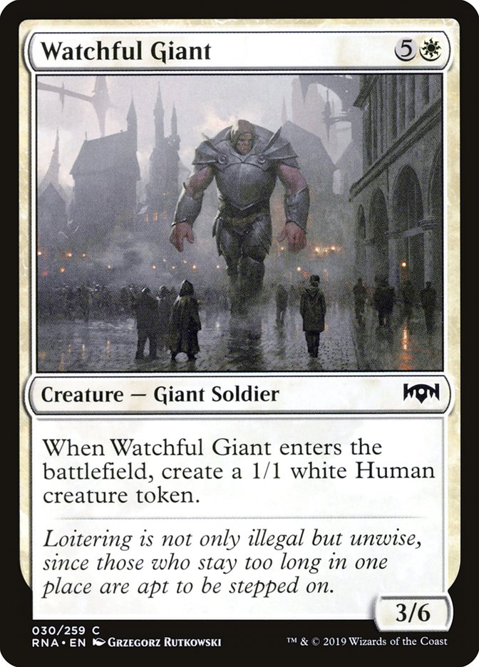 Watchful Giant (30) [Ravnica Allegiance] | Odin's Place