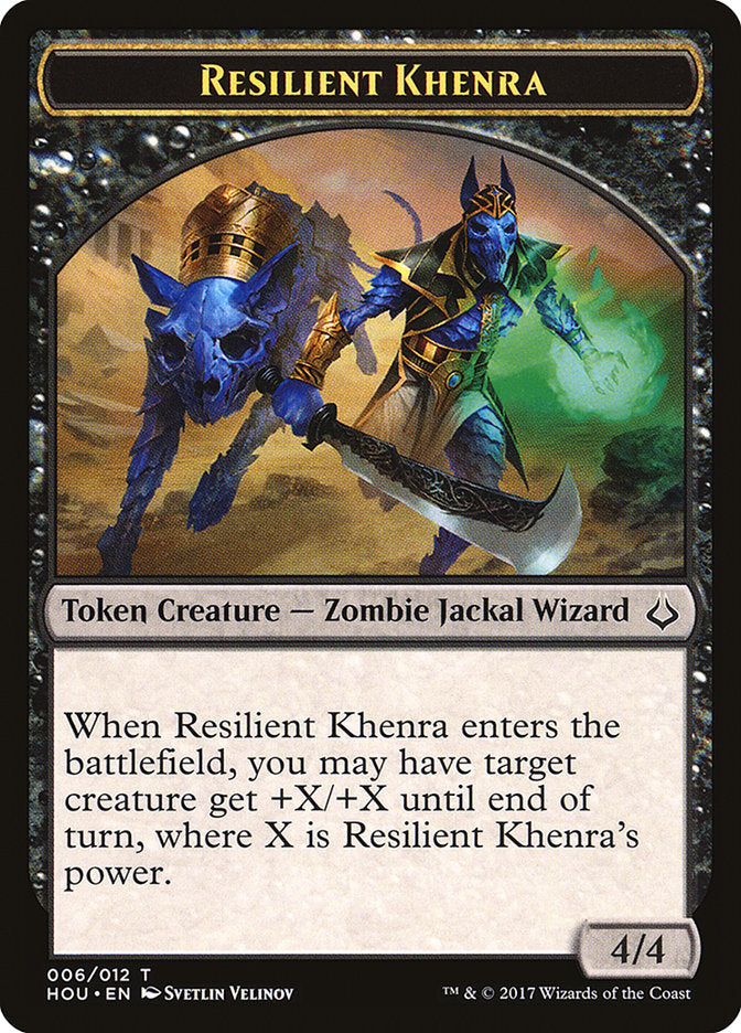 Resilient Khenra Token (6) [Hour of Devastation Tokens] | Odin's Place