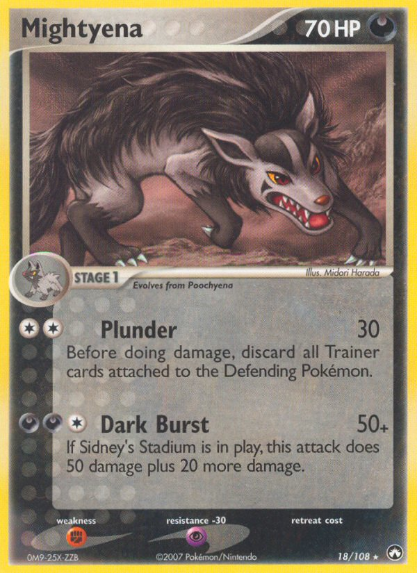 Mightyena (18/108) [EX: Power Keepers] | Odin's Place