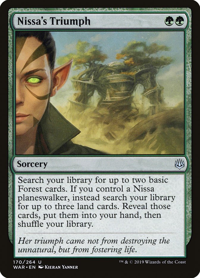 Nissa's Triumph (170) [War of the Spark] | Odin's Place