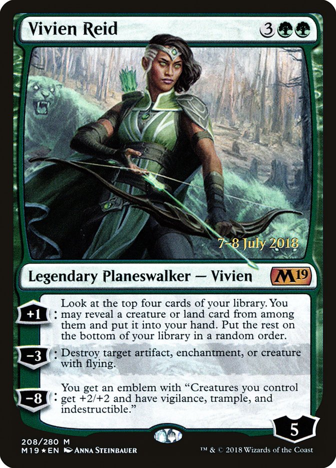 Vivien Reid (208) [Core Set 2019 Prerelease Promos] | Odin's Place