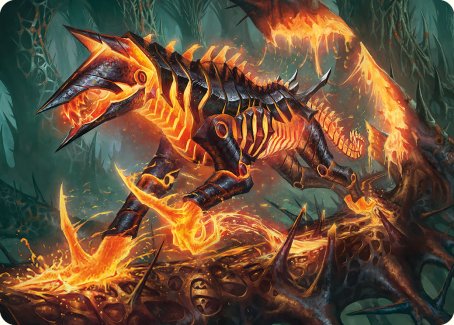 Kuldotha Cackler Art Card [Phyrexia: All Will Be One Art Series] | Odin's Place