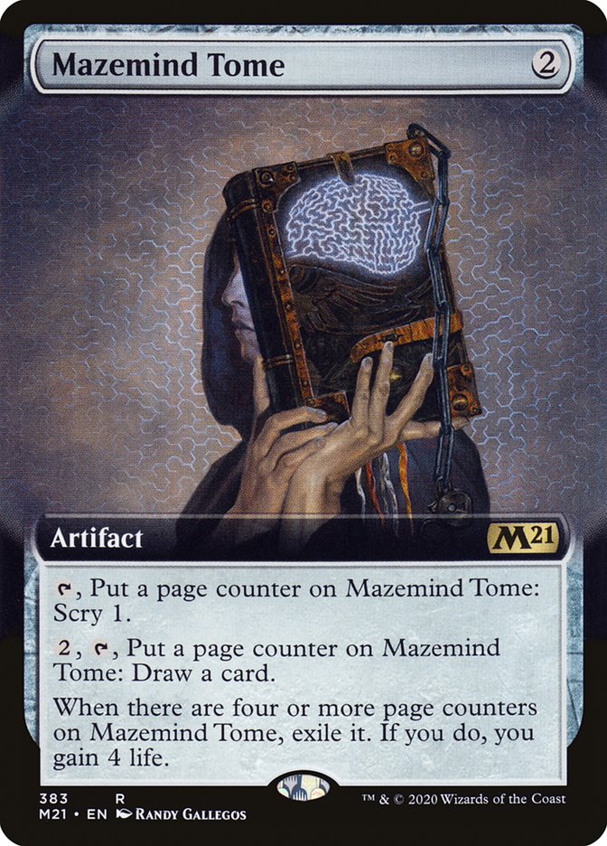Mazemind Tome (Extended Art) [Core Set 2021] | Odin's Place
