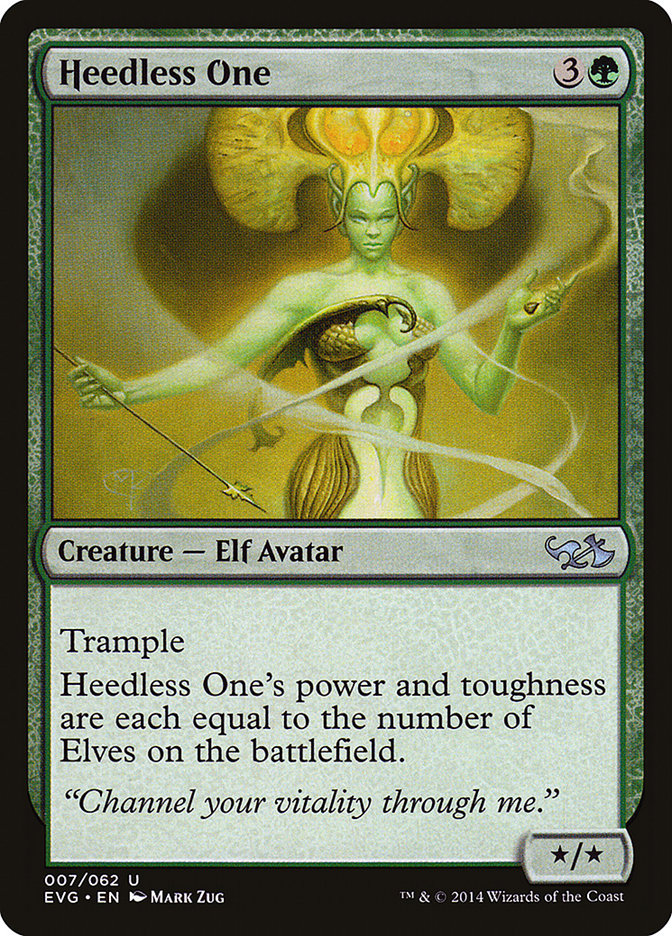 Heedless One (7) (Elves vs. Goblins) [Duel Decks Anthology] | Odin's Place