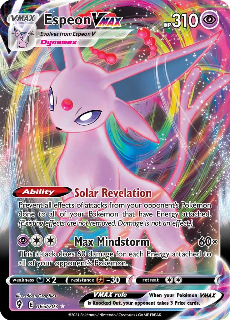 Espeon VMAX (065/203) [Sword & Shield: Evolving Skies] | Odin's Place