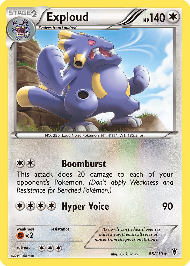 Exploud (85/119) [XY: Phantom Forces] | Odin's Place