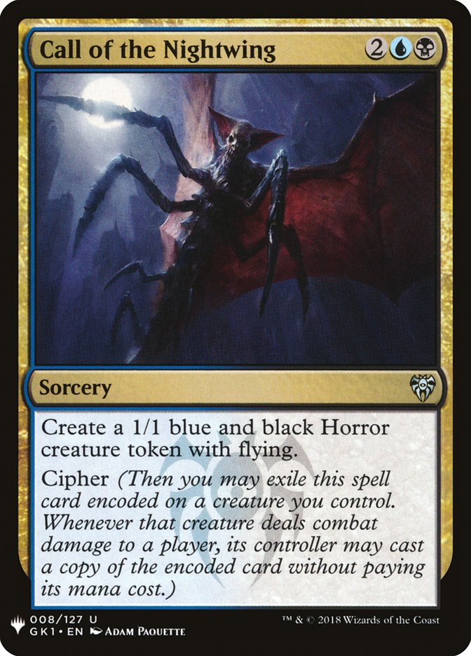 Call of the Nightwing [Mystery Booster] | Odin's Place