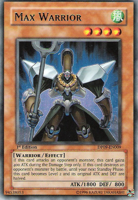 Max Warrior [DP09-EN009] Rare | Odin's Place
