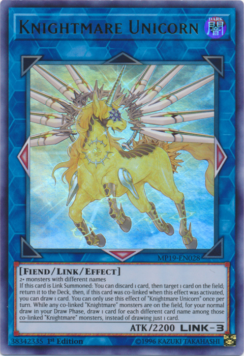 Knightmare Unicorn [MP19-EN028] Ultra Rare | Odin's Place