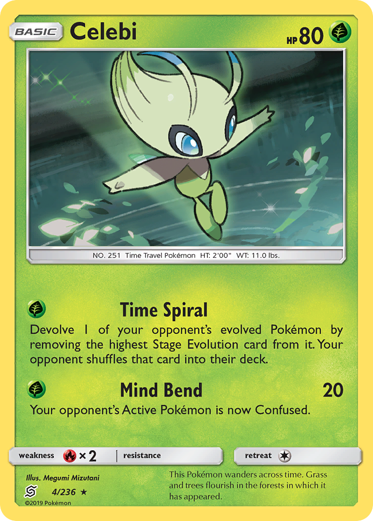 Celebi (4/236) [Sun & Moon: Unified Minds] | Odin's Place