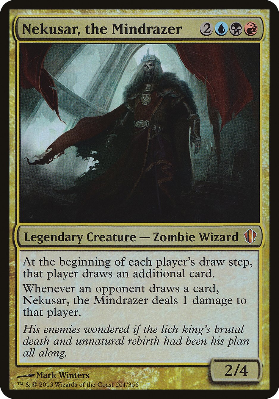 Nekusar, the Mindrazer (201) (Oversized) [Commander 2013 Oversized] | Odin's Place