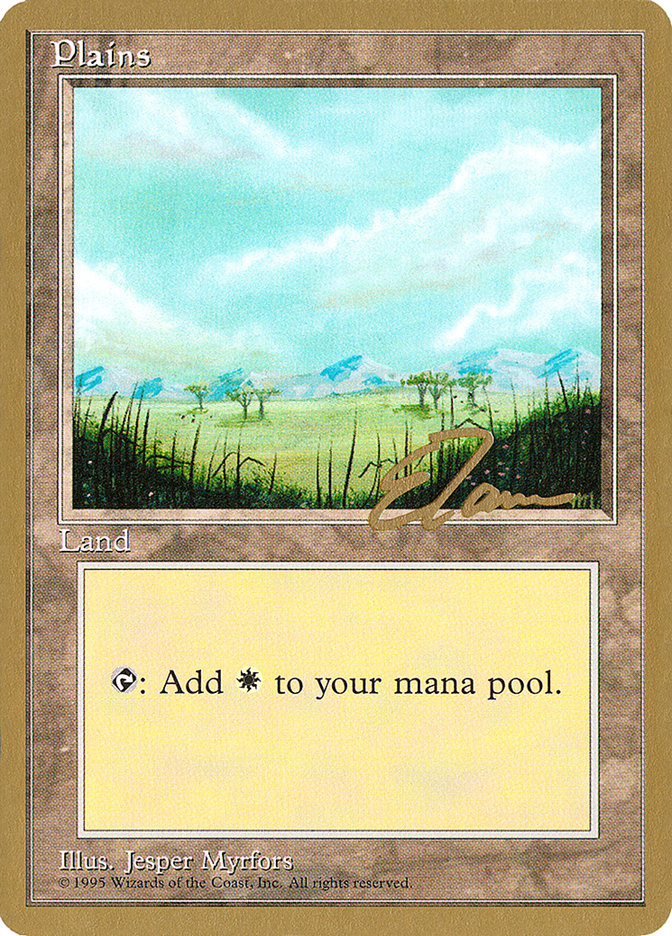 Plains (et365) (Eric Tam) [Pro Tour Collector Set] | Odin's Place