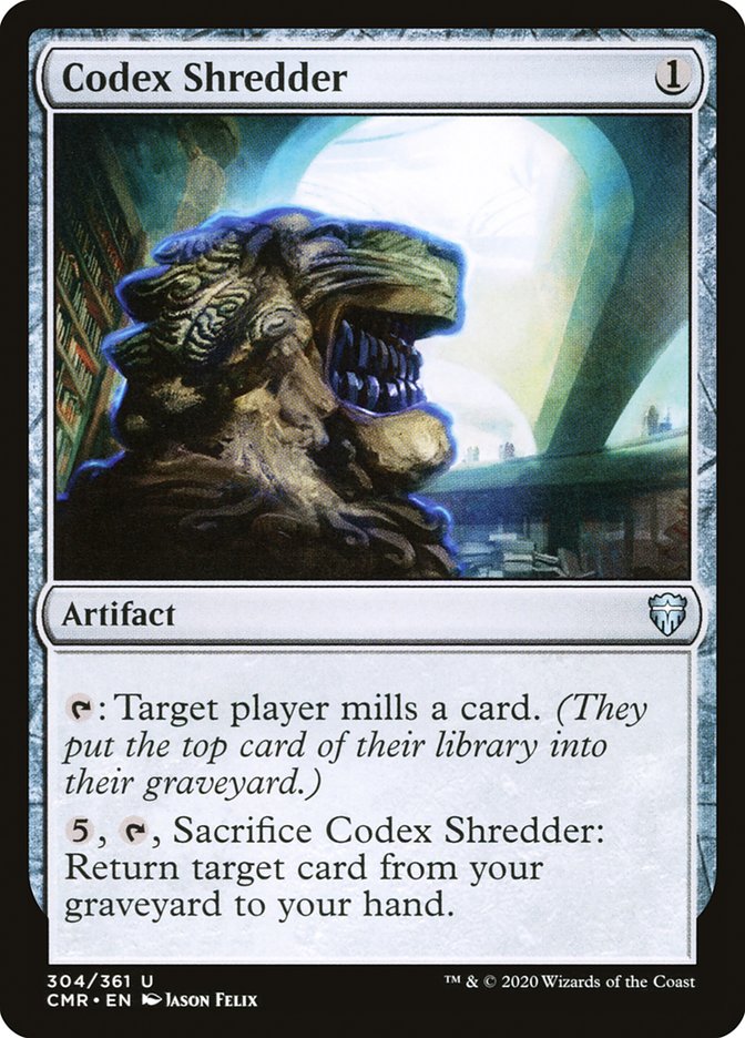 Codex Shredder [Commander Legends] | Odin's Place