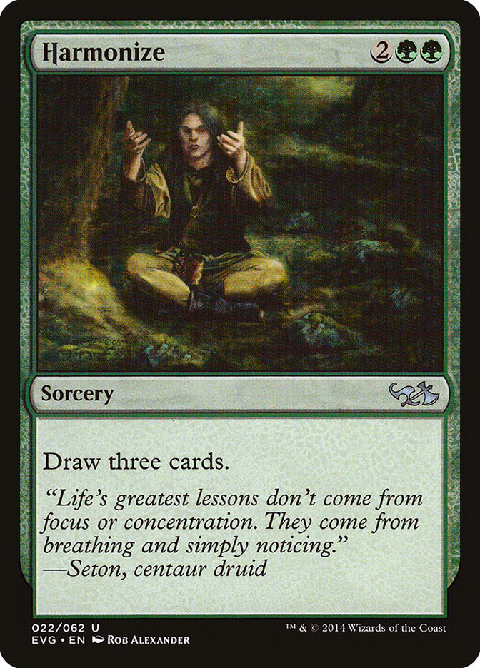 Harmonize (22) (Elves vs. Goblins) [Duel Decks Anthology] | Odin's Place