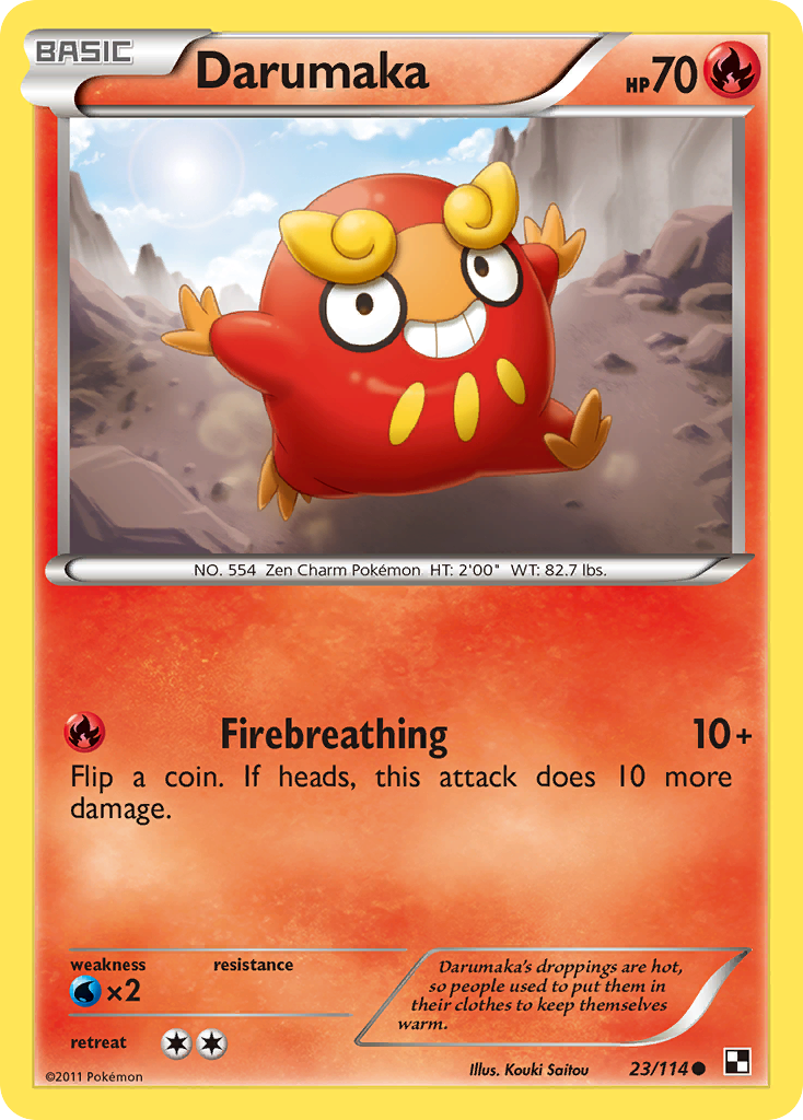 Darumaka (23/114) [Black & White: Base Set] | Odin's Place