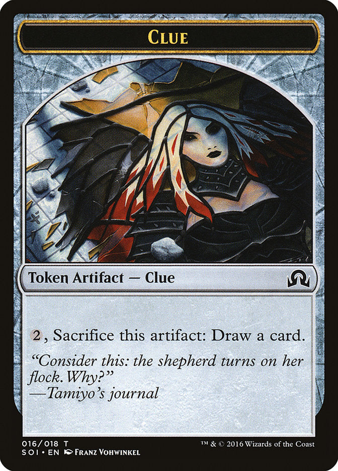 Clue Token (016/018) [Shadows over Innistrad Tokens] | Odin's Place