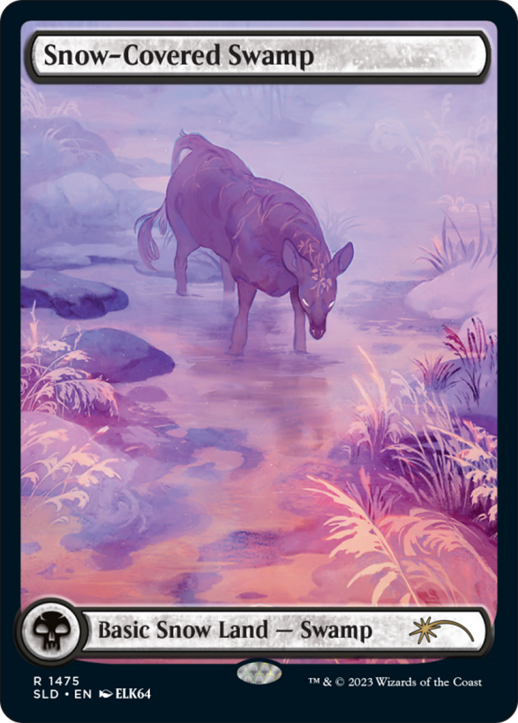 Snow-Covered Swamp (1475) (Rainbow Foil) [Secret Lair Drop Series] | Odin's Place